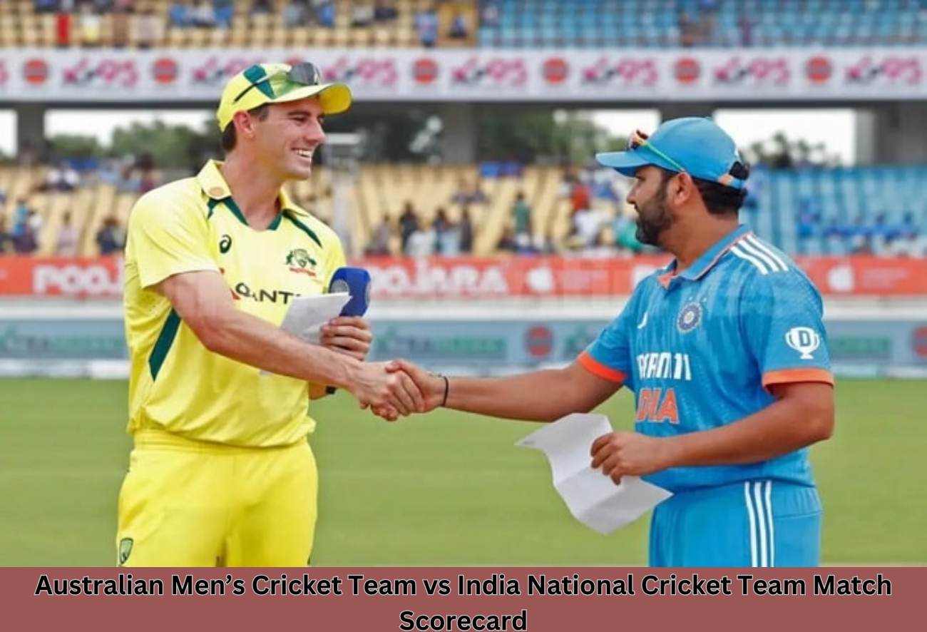 Australian Men’s Cricket Team vs India National Cricket Team Match Scorecard